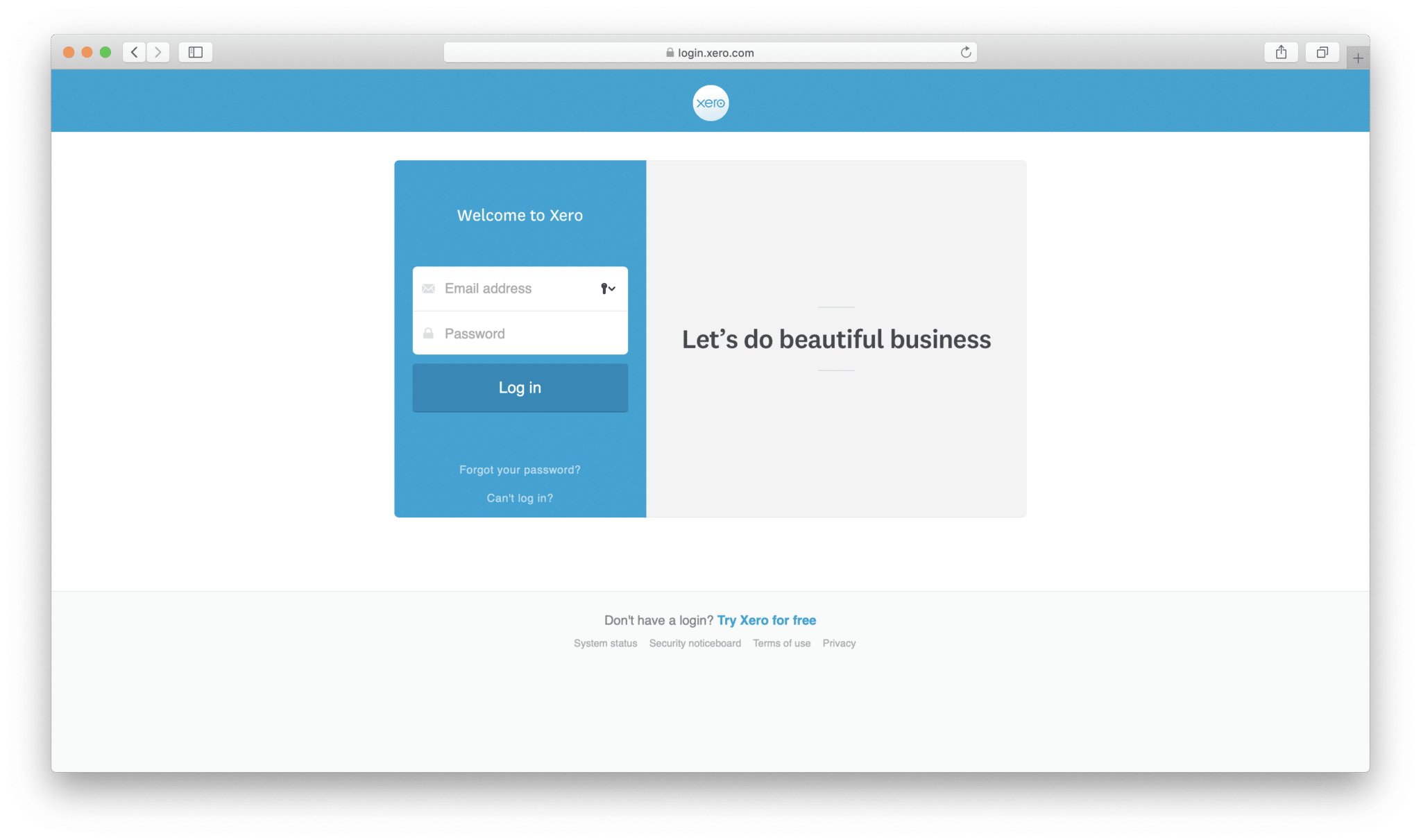 Xero Authenticate